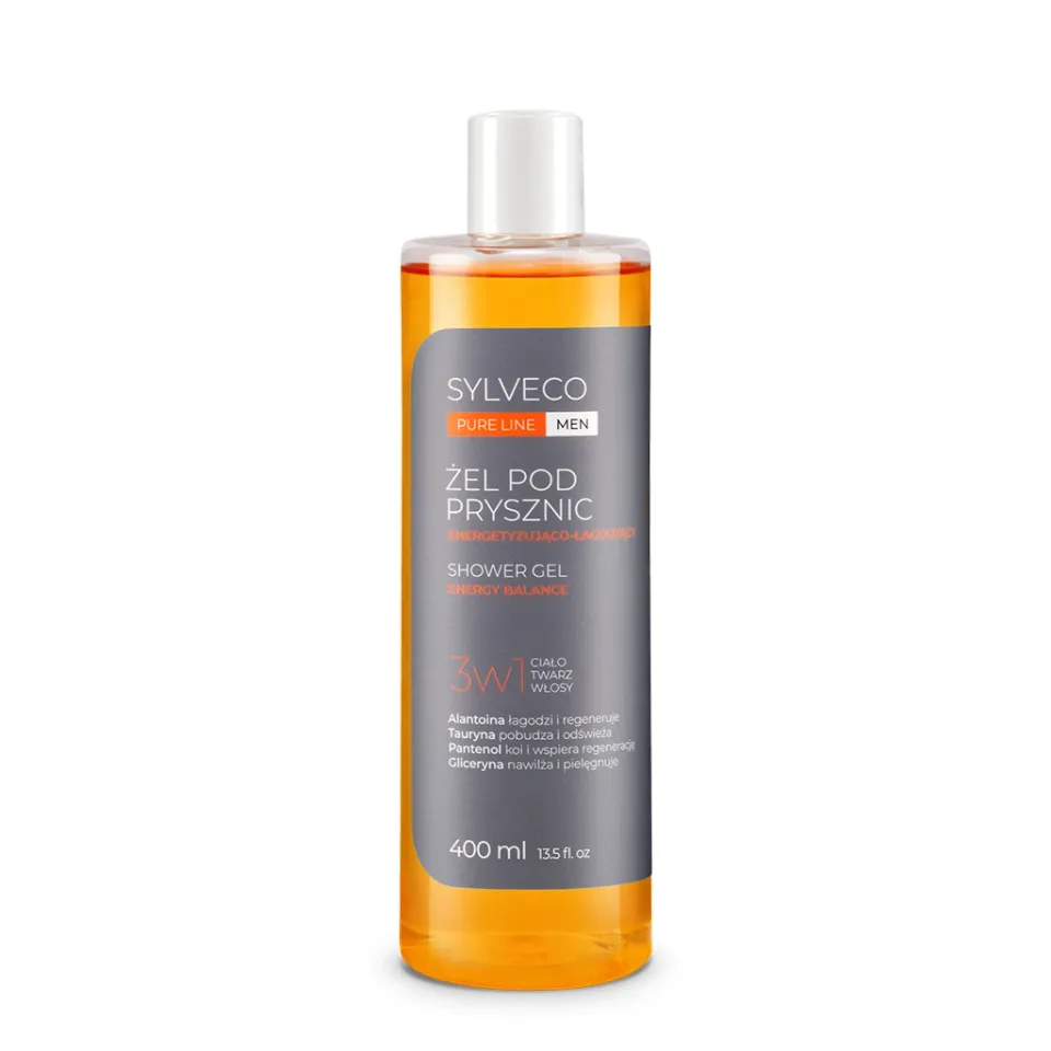 Sylveco Pure Line Men docciaschiuma 3in1 energizzante