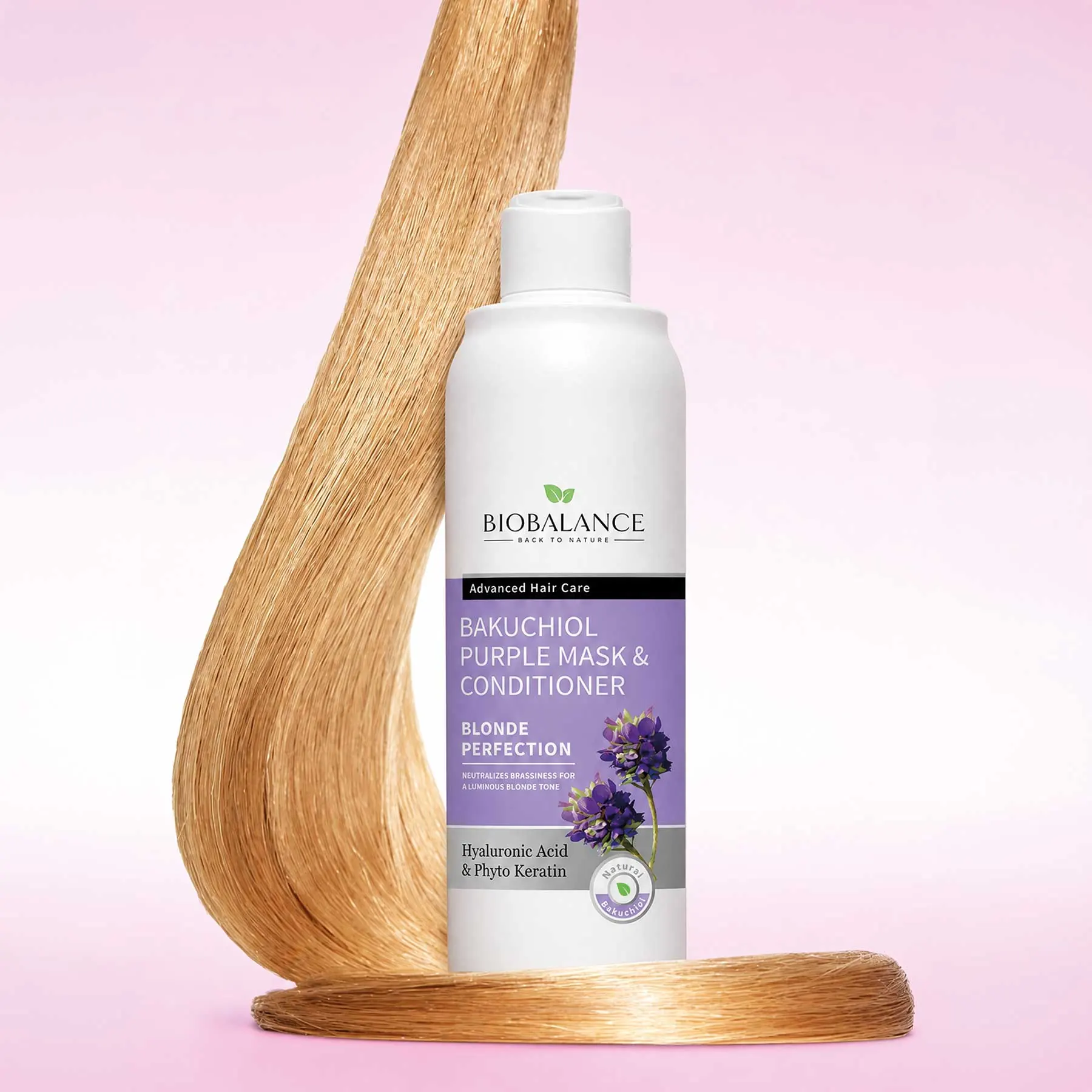 Biobalance Bakuchiol Purple Mask capelli 330 ml antigiallo