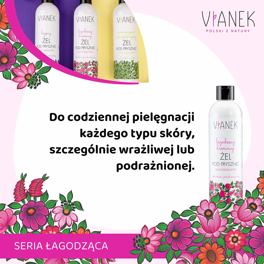 Vianek Classico Lenitivo Gel Doccia Cremoso Pelle Sensibile