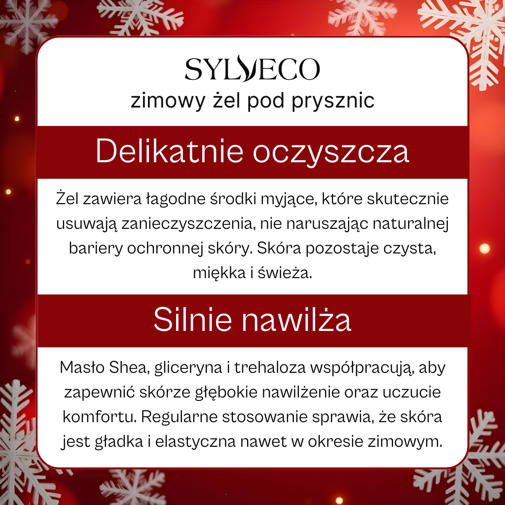 Sylveco Gel Doccia Invernale Ciliegia e Cannella nutriente