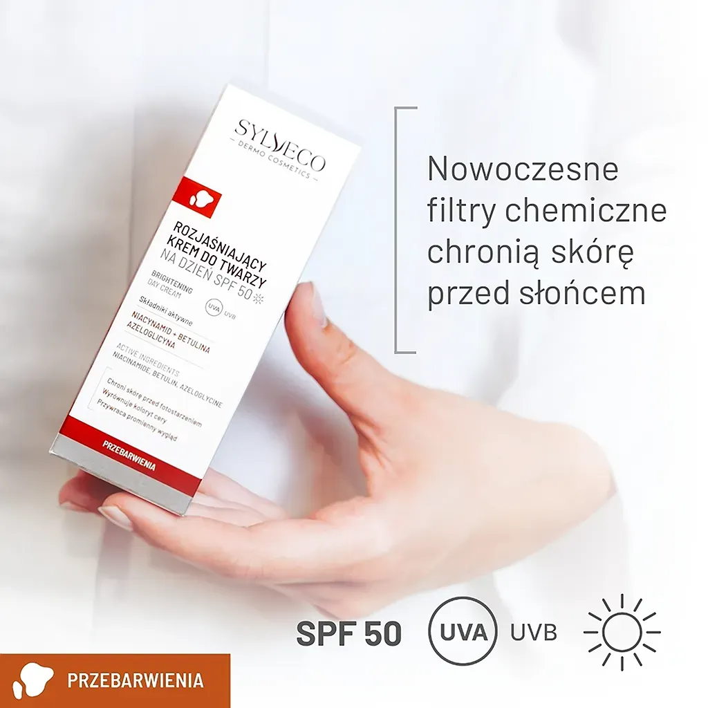 Sylveco Dermo crema viso giorno SPF50 antimacchie
