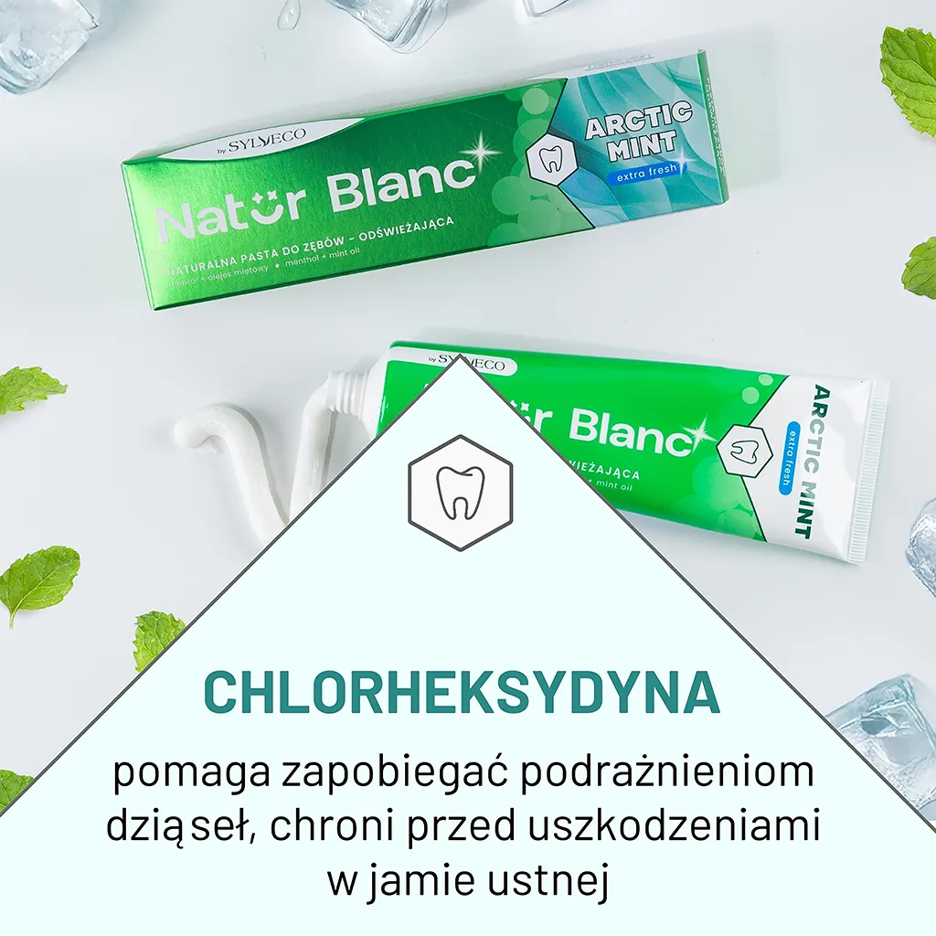 Sylveco Natur Blanc Dentifricio Arctic Mint Rinfrescante