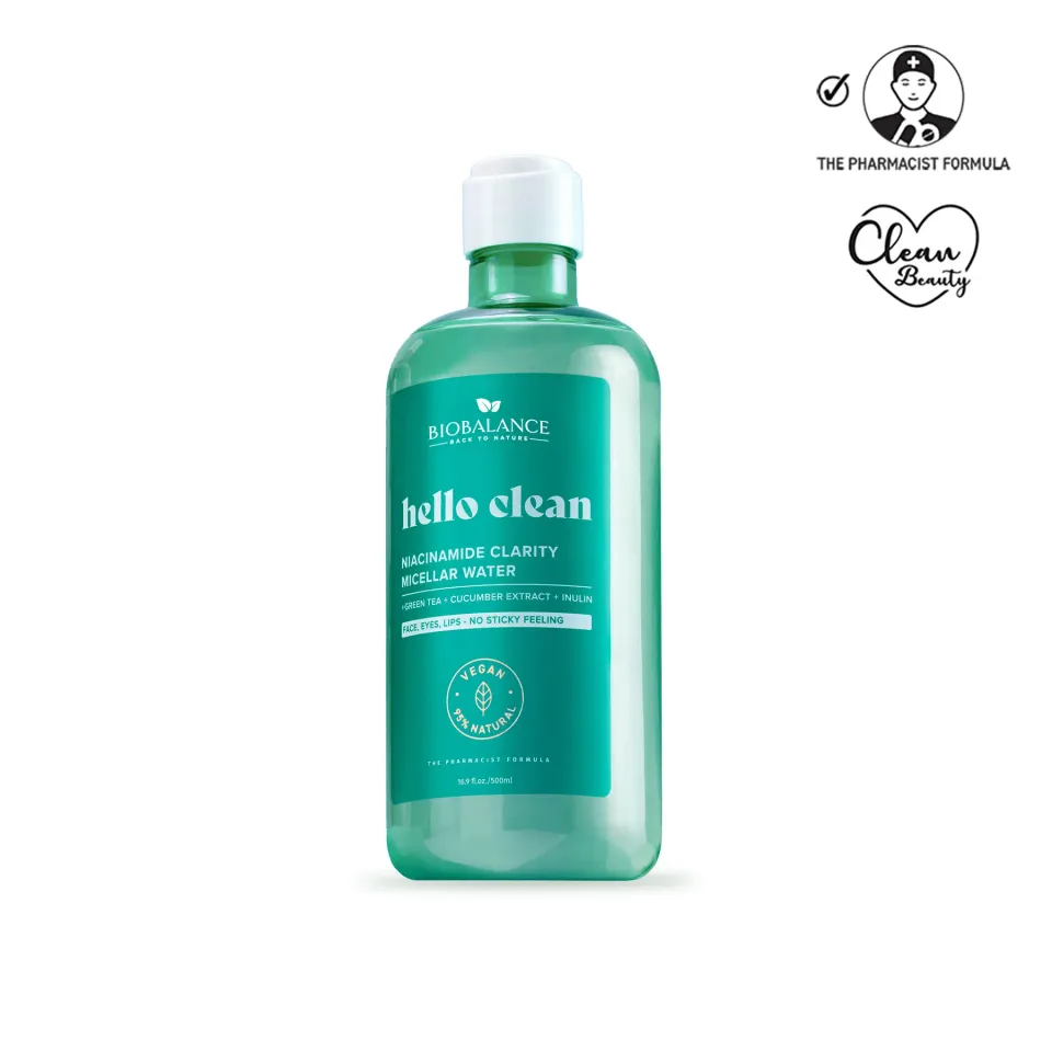 Biobalance Hello Clean Niacinamide Clarity acqua micellare 500 ml