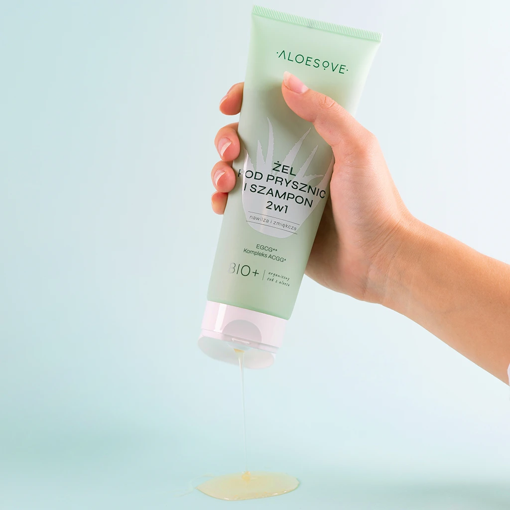 Aloesove gel doccia e shampoo 2in1 idratante pH fisiologico