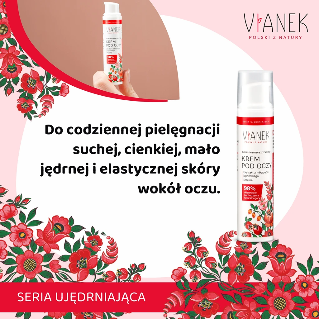 Vianek crema contorno occhi antirughe 15 ml caffeina