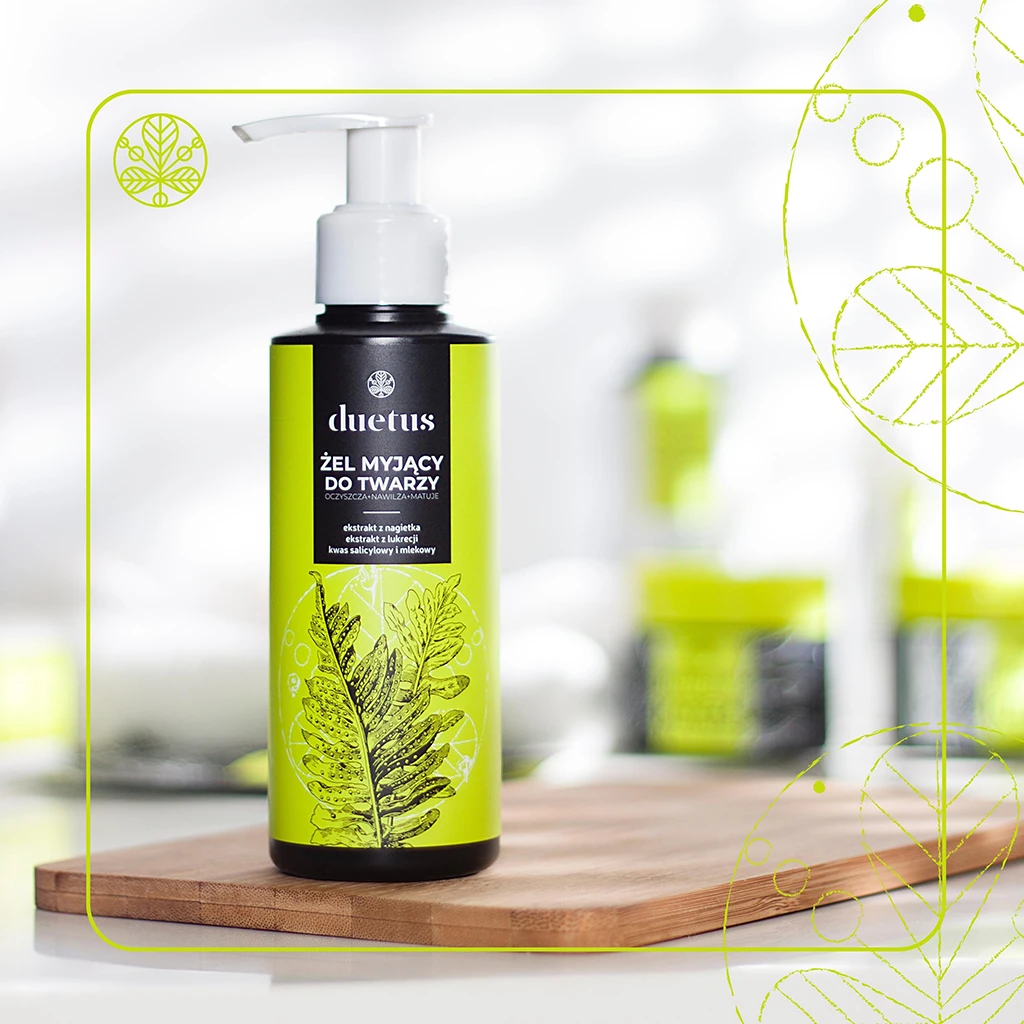 Vianek Duetus gel detergente viso purificante pelle grassa