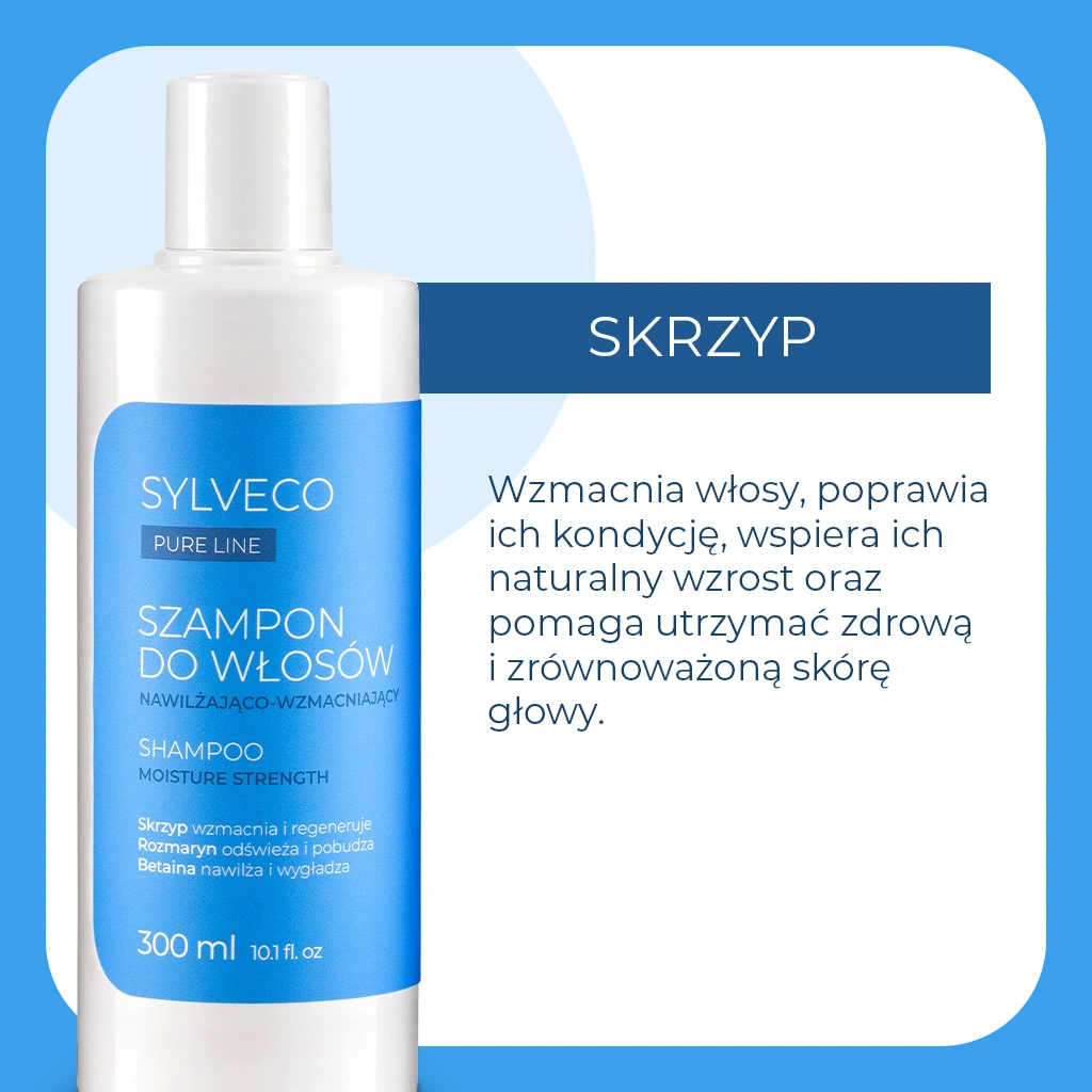 Sylveco Pure Line Shampoo Capelli Idratante Rinforzante