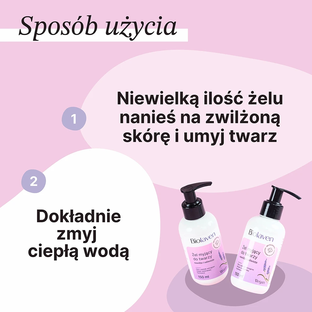 Biolaven Gel Detergente Viso Idratante Lavanda