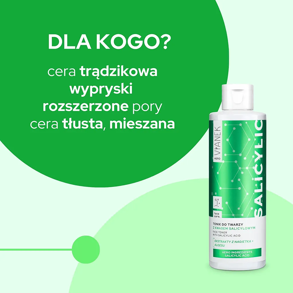 Vianek Hero tonico viso acido salicilico pelli grasse