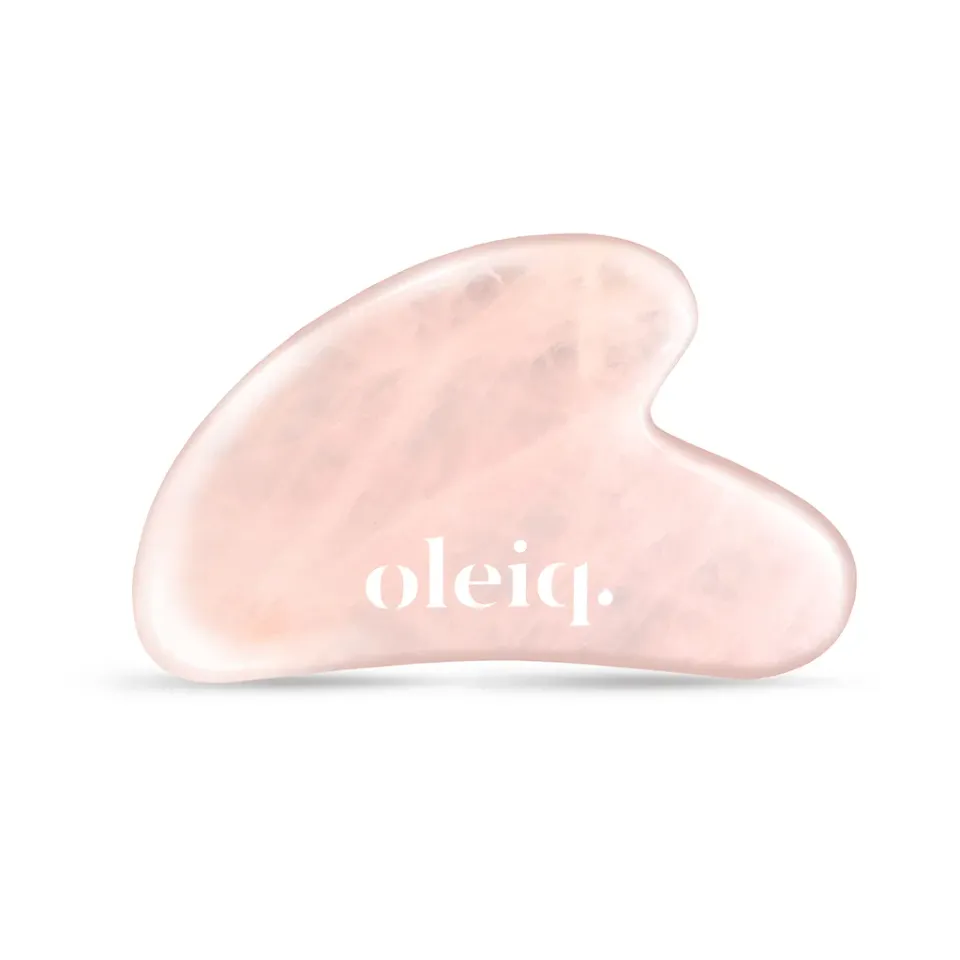Oleiq Gua Sha Quarzo Rosa Massaggiatore Viso