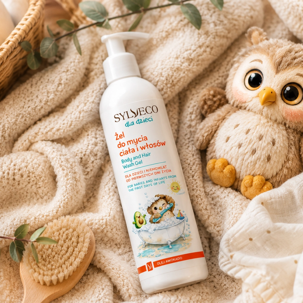 Sylveco Bambini gel corpo e capelli avocado delicato