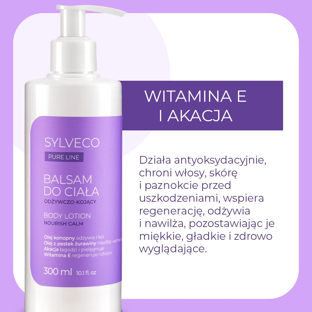 Sylveco Pure Line balsamo corpo nutriente oli naturali