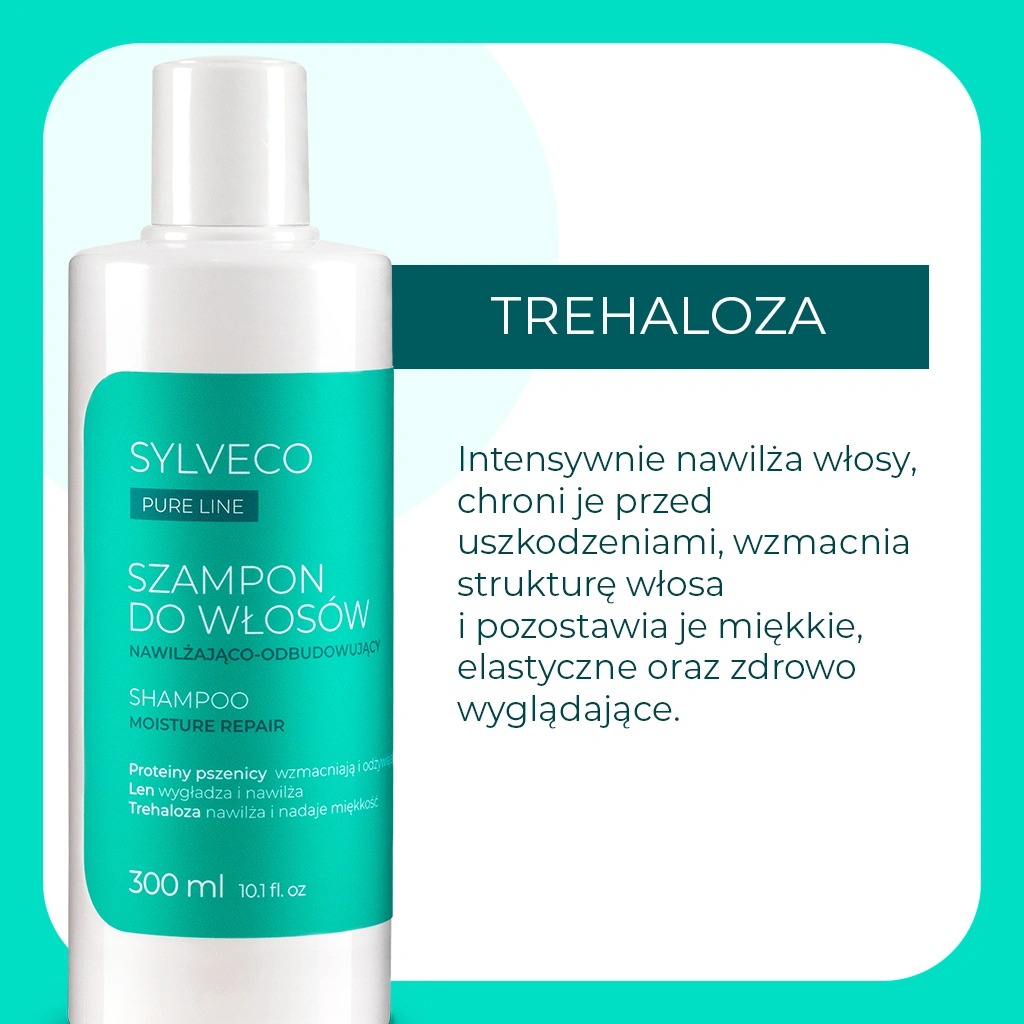 Sylveco Pure Line shampoo capelli ricostituente idratante secchi