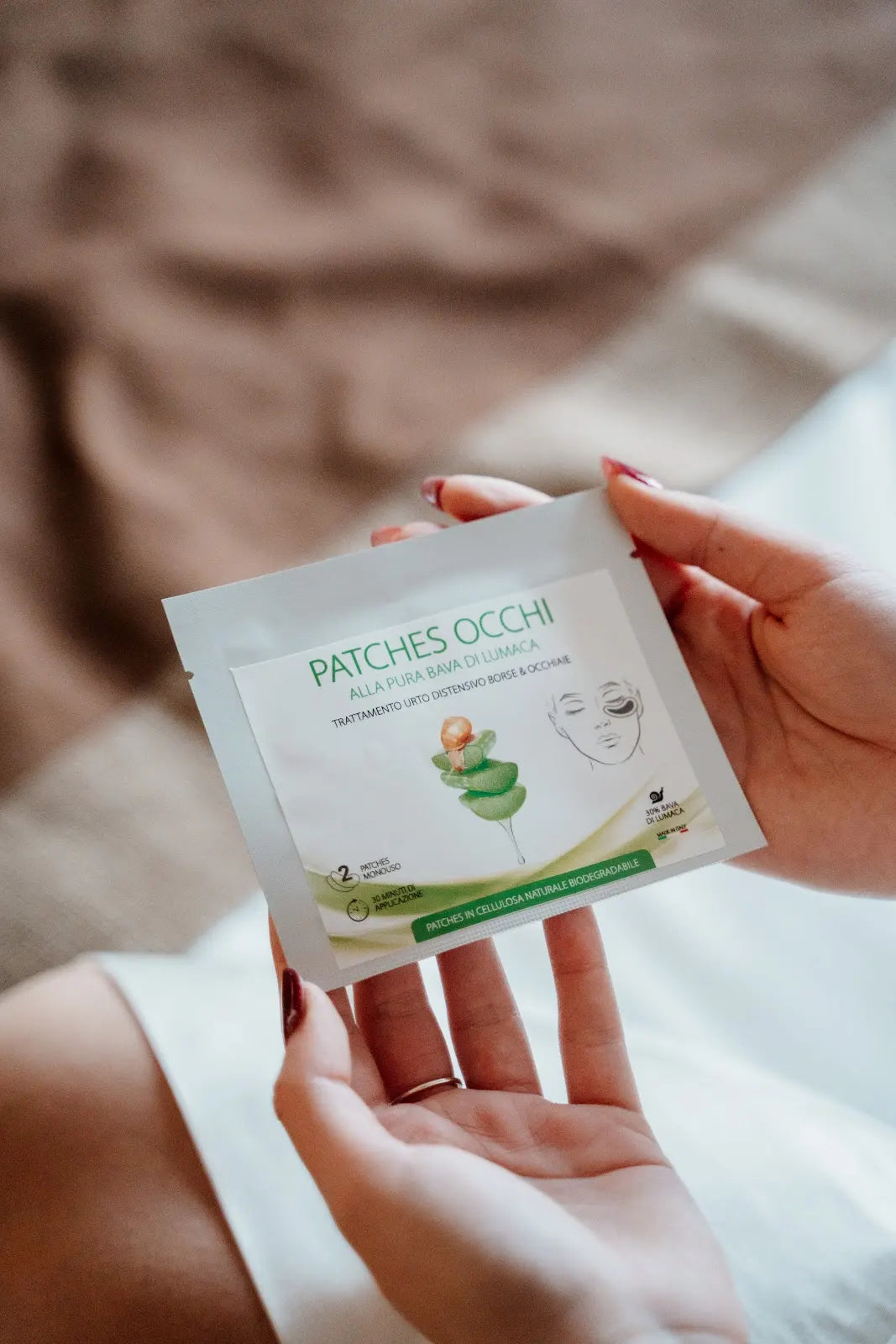 Adeline Beauty Patches Occhi bava lumaca lifting 30 min