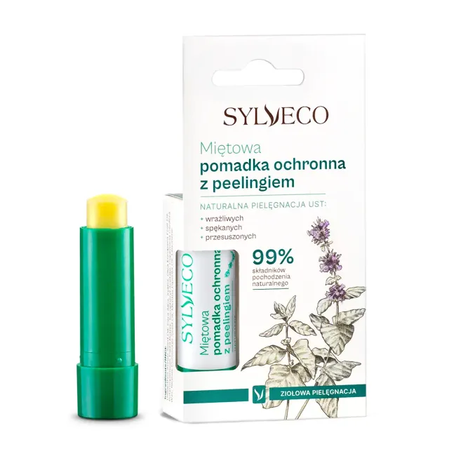 Sylveco scrub labbra menta peeling 4,6 g rinfrescante