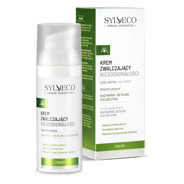 Sylveco Dermo crema viso anti-imperfezioni acne sebo