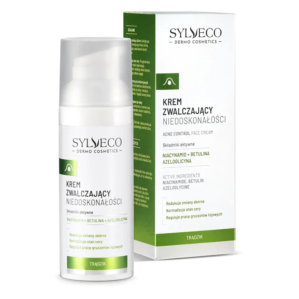 Sylveco Dermo crema viso anti-imperfezioni acne sebo