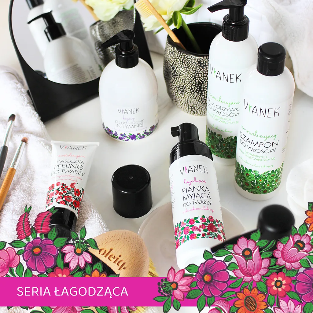 Vianek schiuma detergente viso lenitiva pelle sensibile