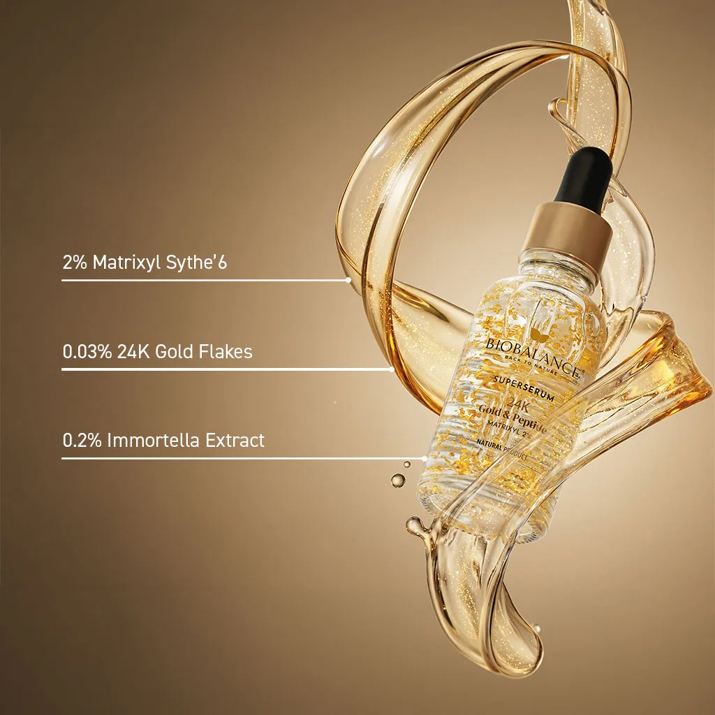 Biobalance 24K Gold Siero Peptidi 30 ml liftante