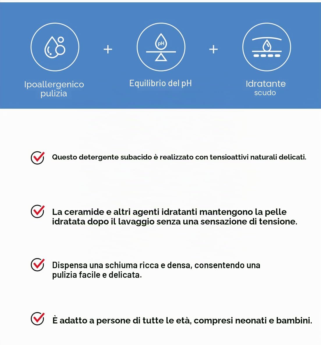 Zeroid Soothing Foaming Cleanser detergente viso 240 ml pelle sensibile