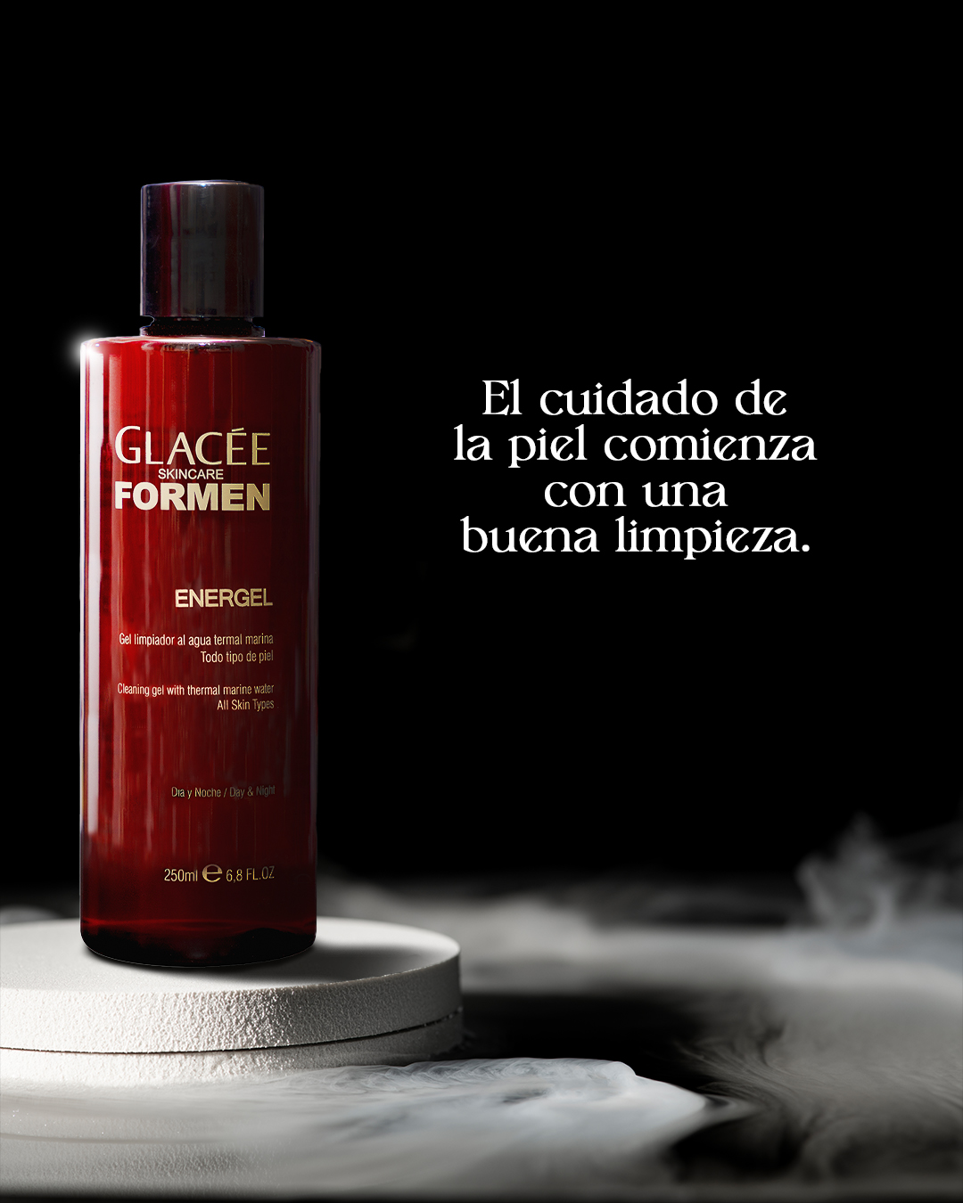 Glacee Energel Gel Detergente Viso Uomo Sebo