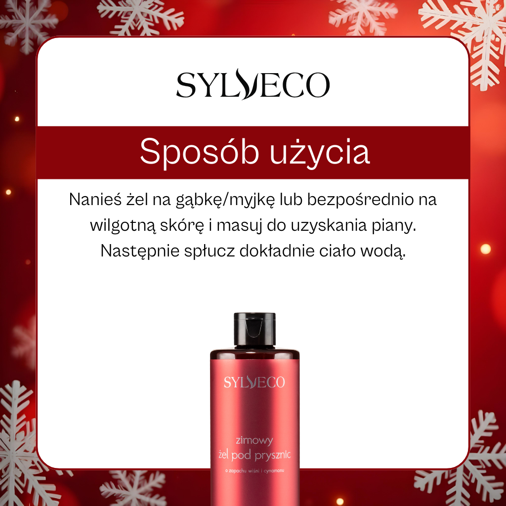 Sylveco Gel Doccia Invernale Ciliegia e Cannella nutriente