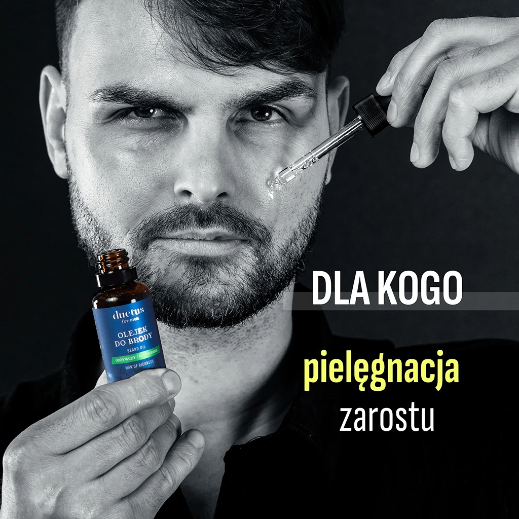 Duetus For Men Olio da Barba Nutriente ammorbidente