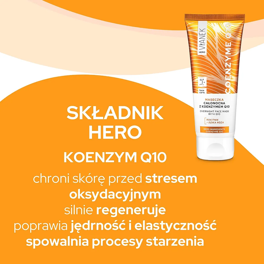 Vianek Hero maschera notte viso coenzima Q10 rigenerante