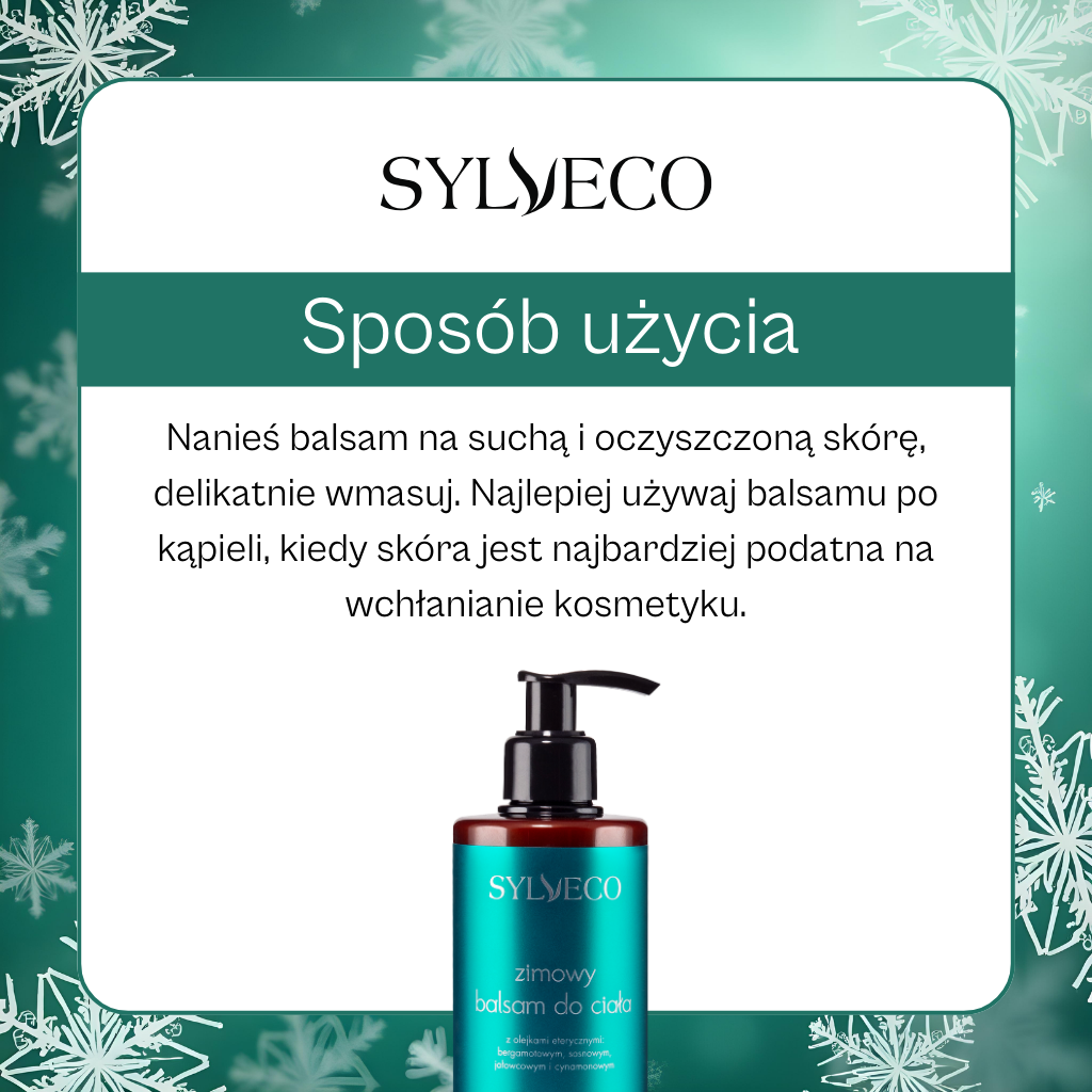 Sylveco balsamo corpo invernale pino cannella burro karite