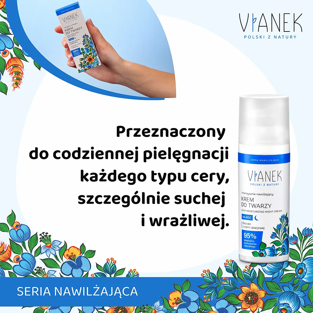 Vianek Classica Crema Viso Notte Intensamente Idratante