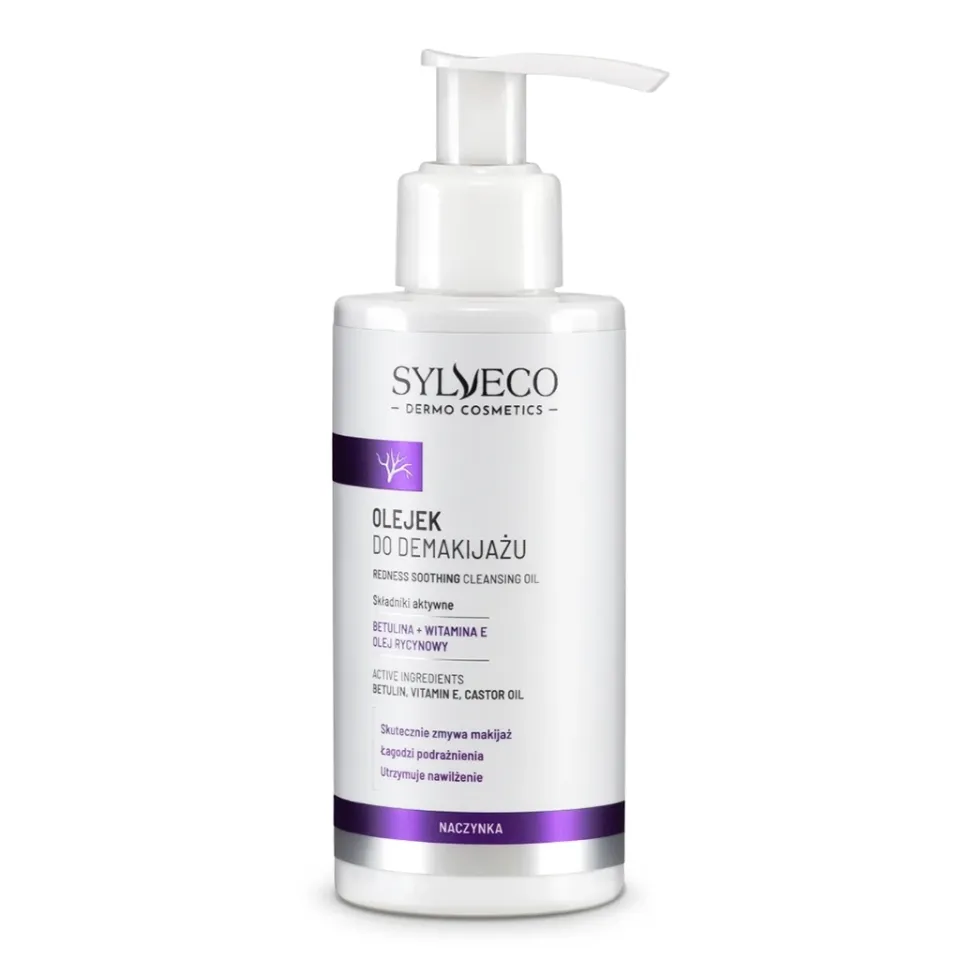 Sylveco Dermo olio struccante viso pelle con rossori