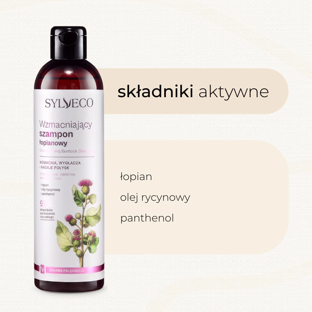 Sylveco shampoo rinforzante alla bardana capelli deboli