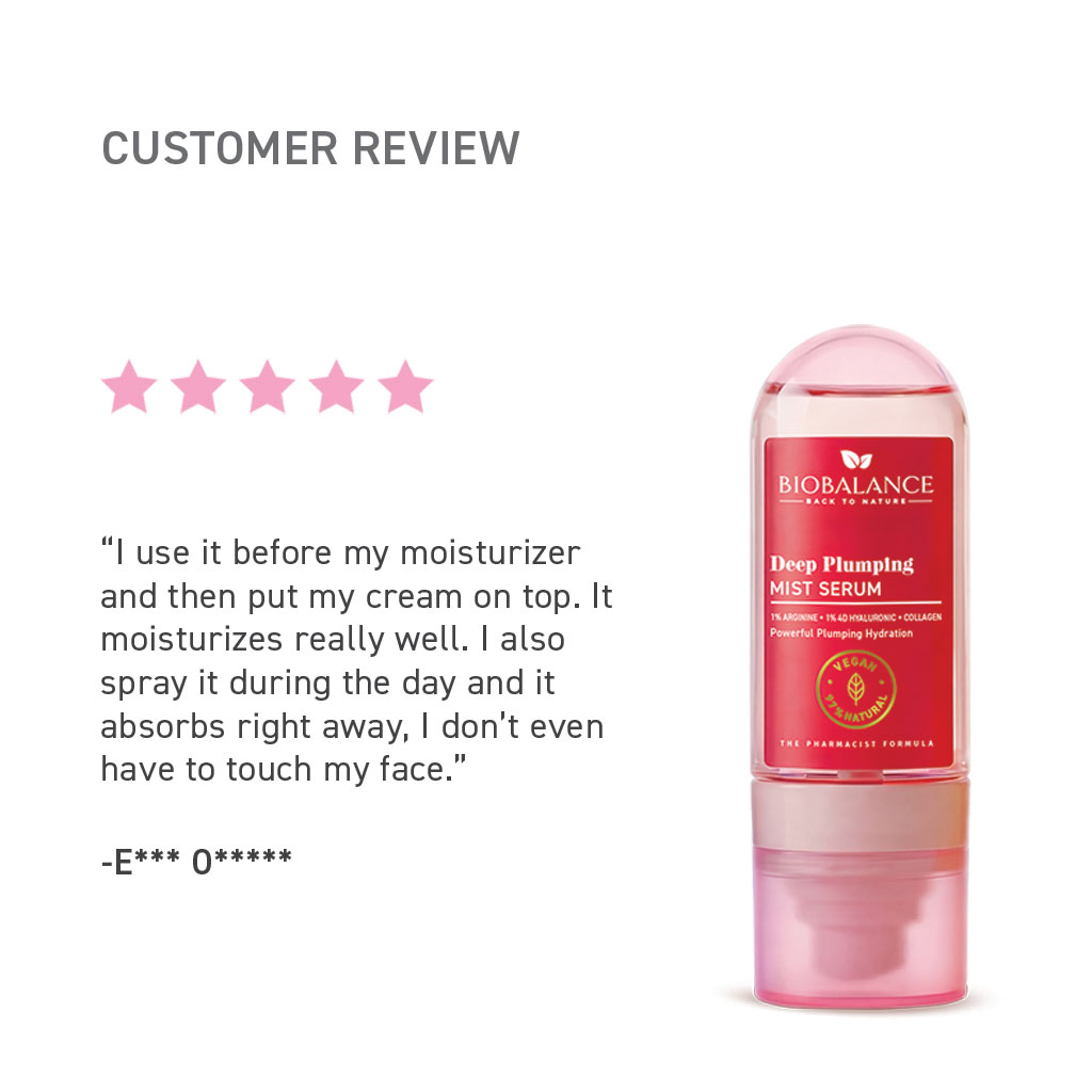 Biobalance Deep Plumping Mist Serum siero spray 80 ml rimpolpante