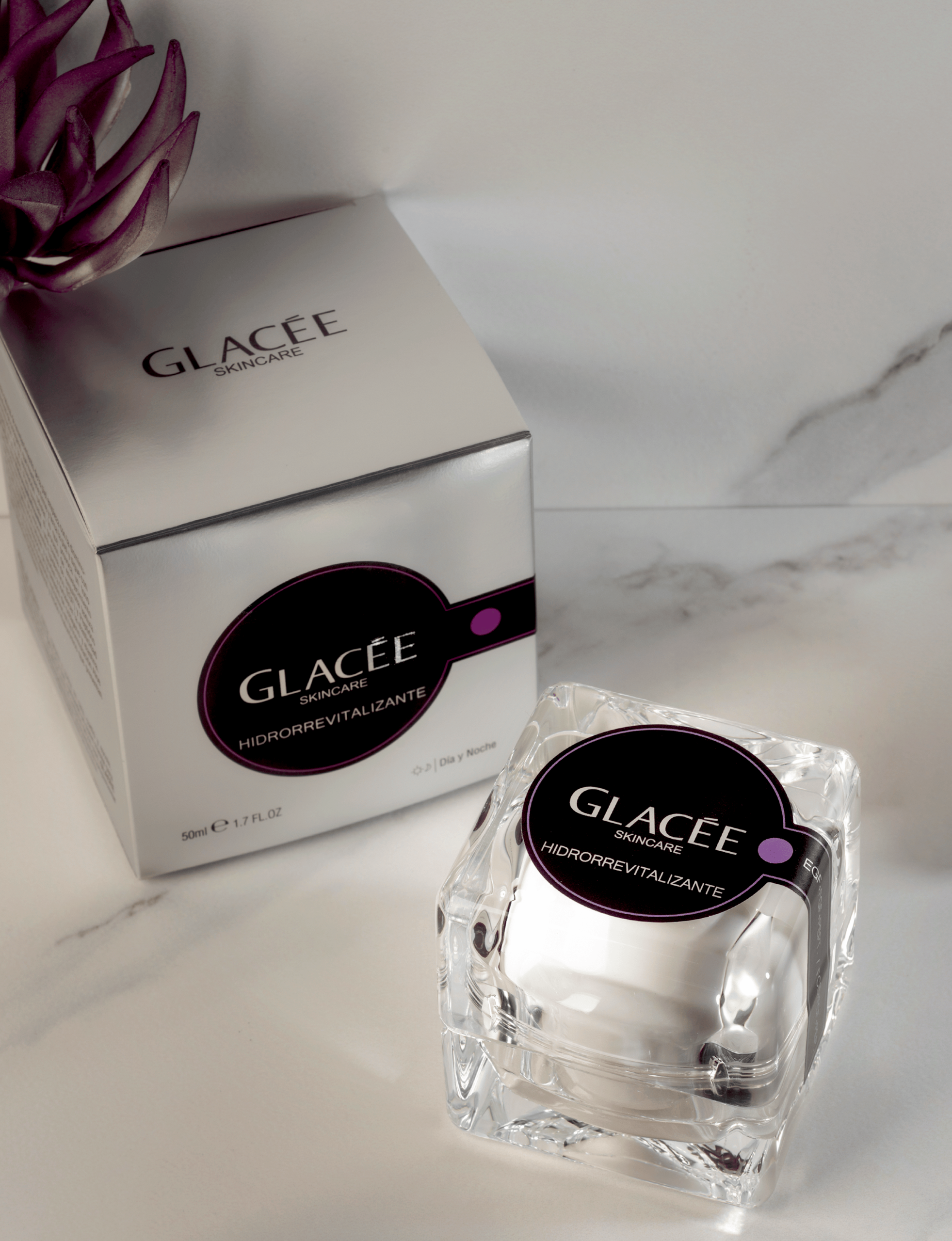 Glacee crema viso idrorivitalizzante idratante leggera