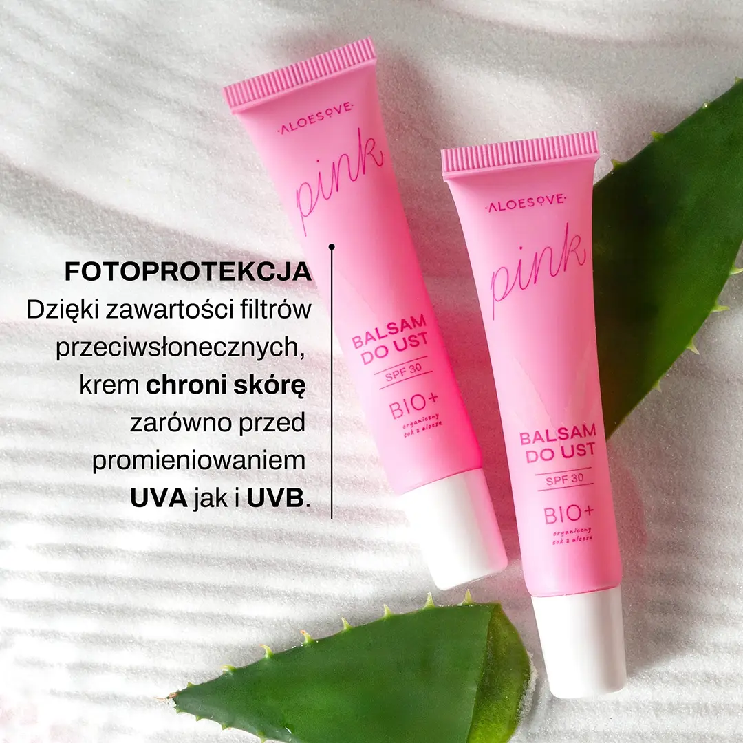 Aloesove Pink Balsamo Labbra SPF30 Mango