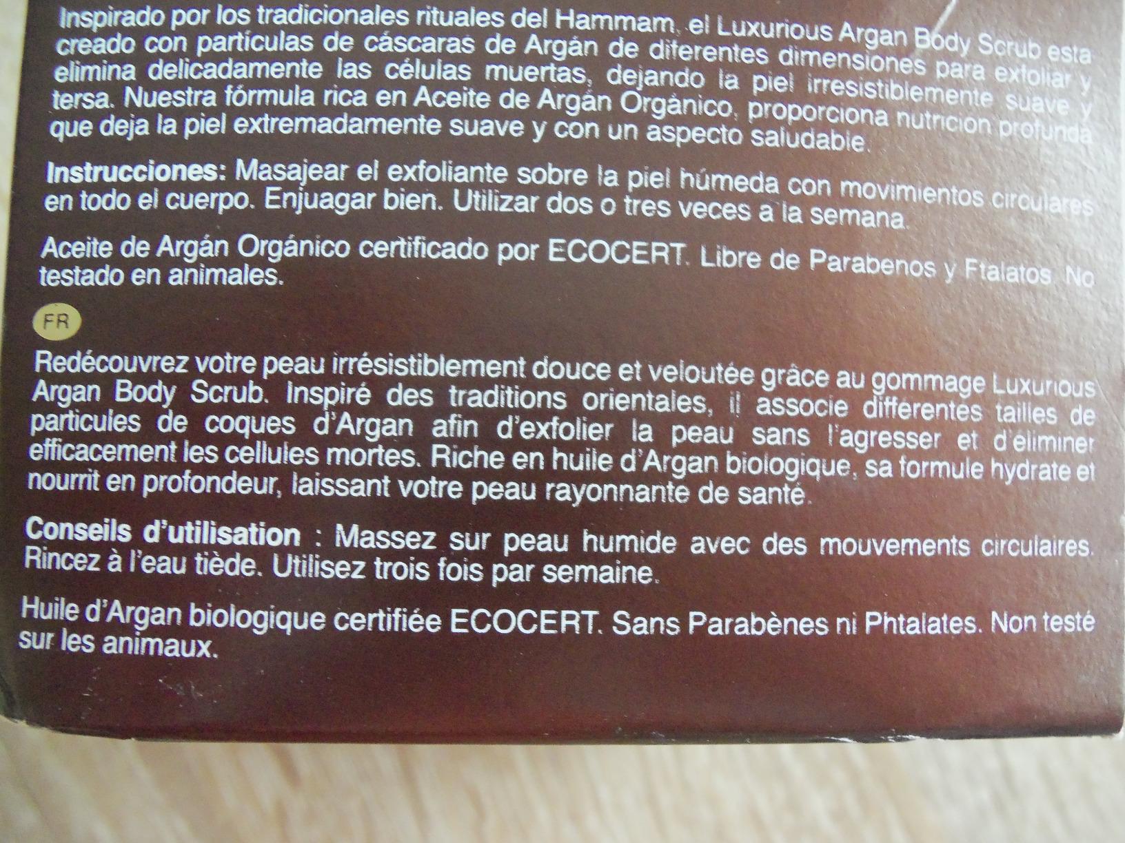 Simon&Tom Moroccan Spa scrub corpo 200 ml olio argan
