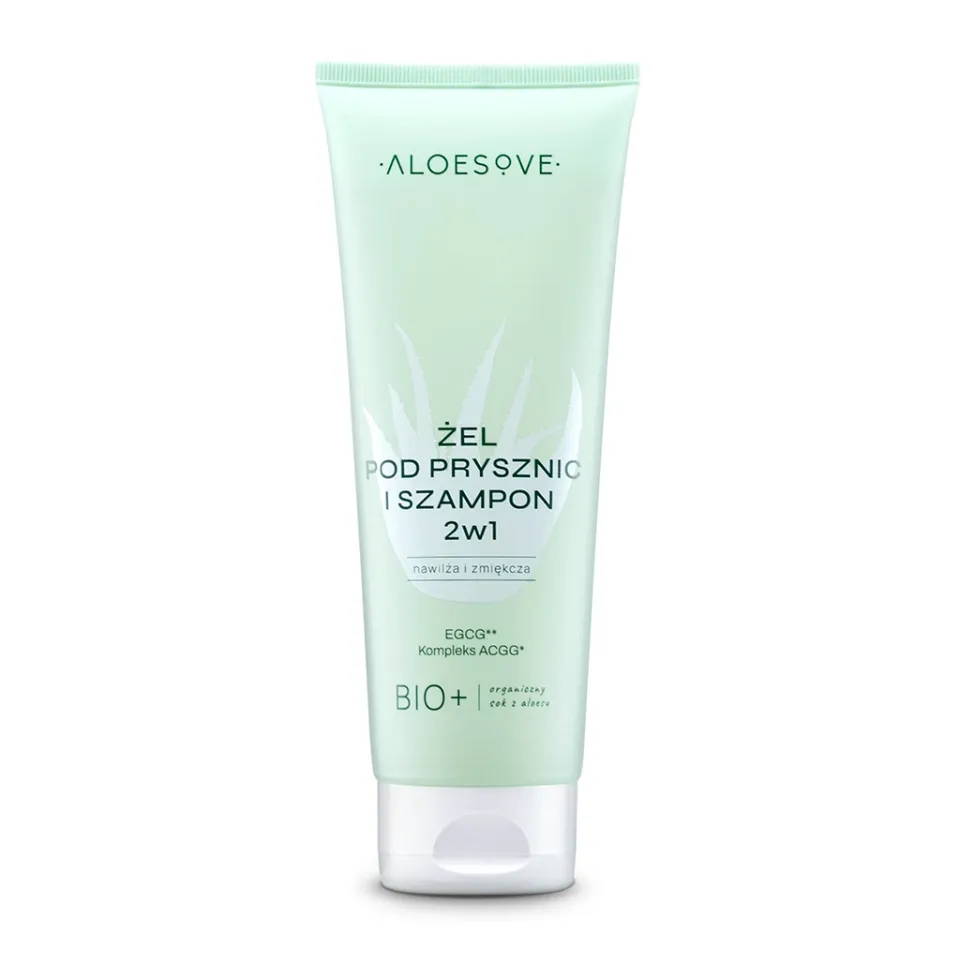 Aloesove gel doccia e shampoo 2in1 idratante pH fisiologico