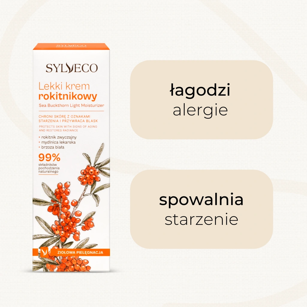 Sylveco Crema Viso Olivello Spinoso 50 ml Pelle Spenta