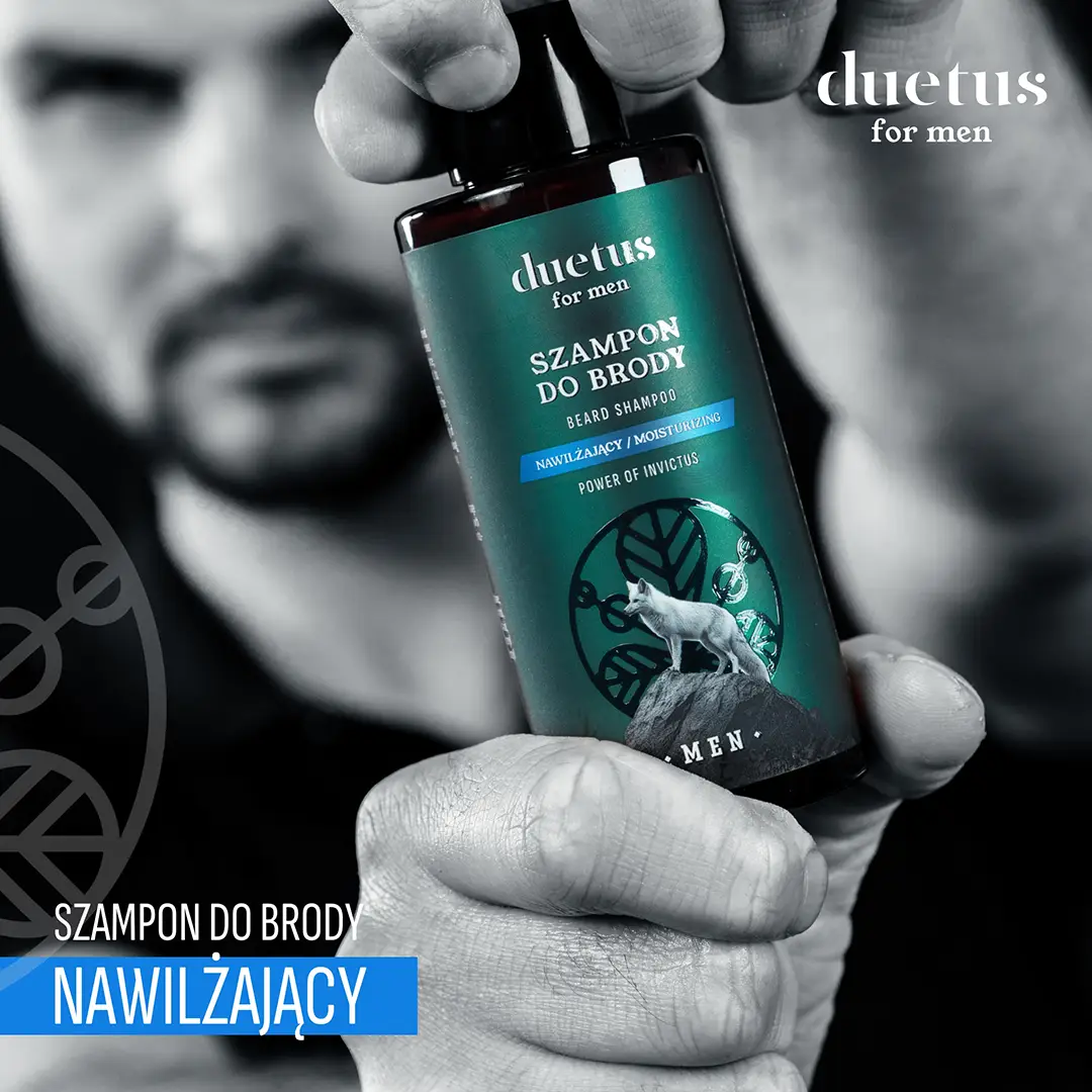 Duetus For Men Power of Invictus Shampoo Barba idratante