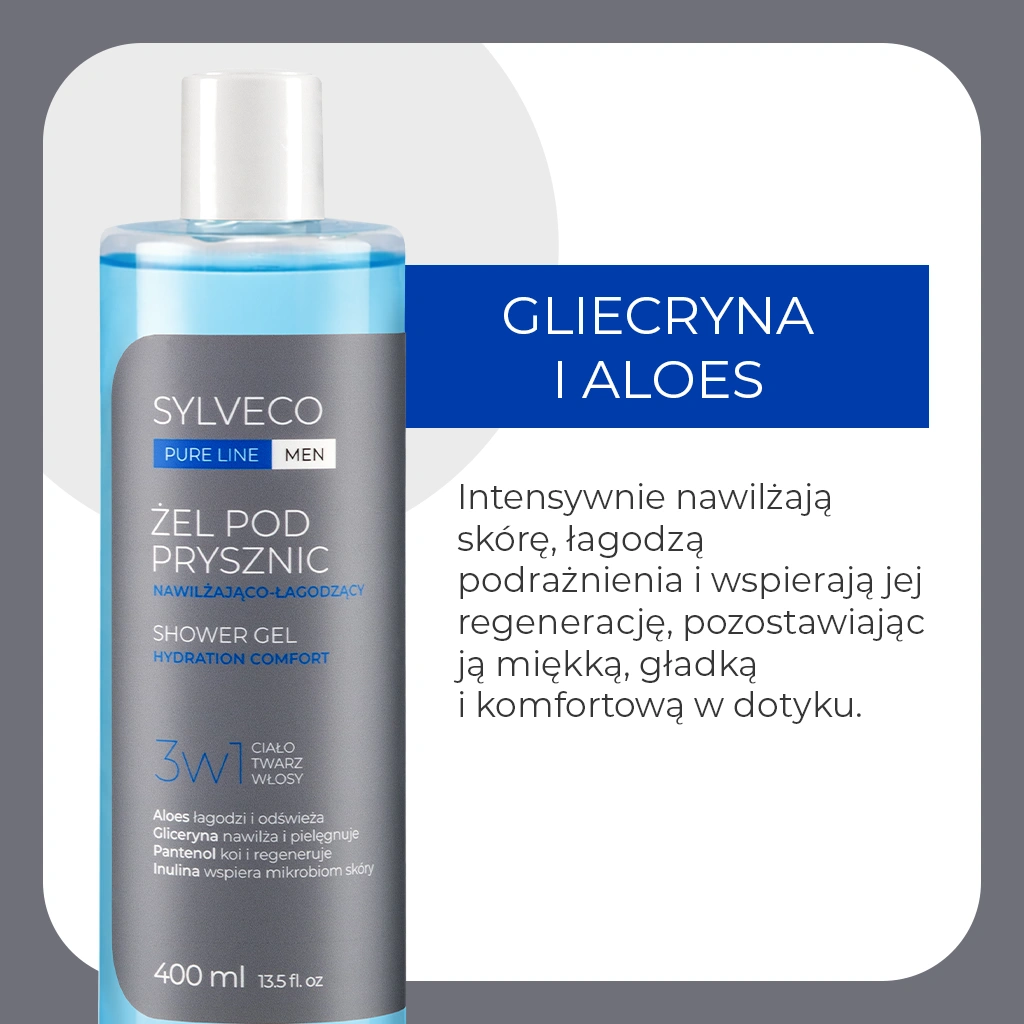 Sylveco Pure Line Men gel doccia 3in1 agrumato