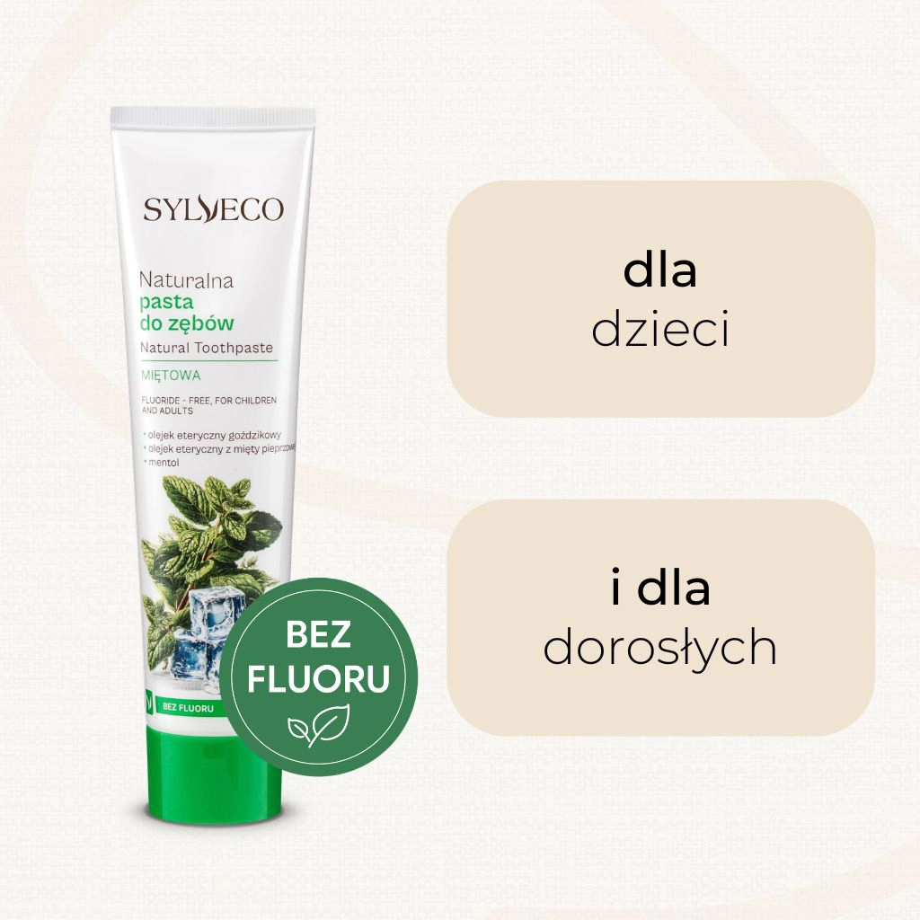 Sylveco dentifricio menta forte senza fluoro 100 ml
