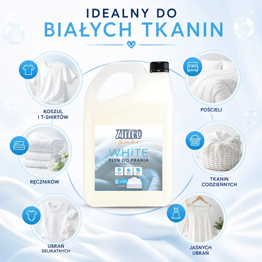 Zielko Sensitive Touch detersivo bianchi 5L delicato