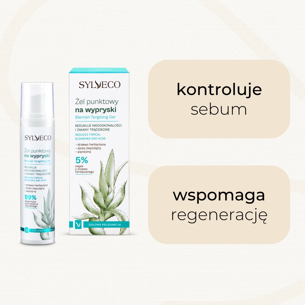 Sylveco Classico gel mirato brufoli tea tree senza conservanti