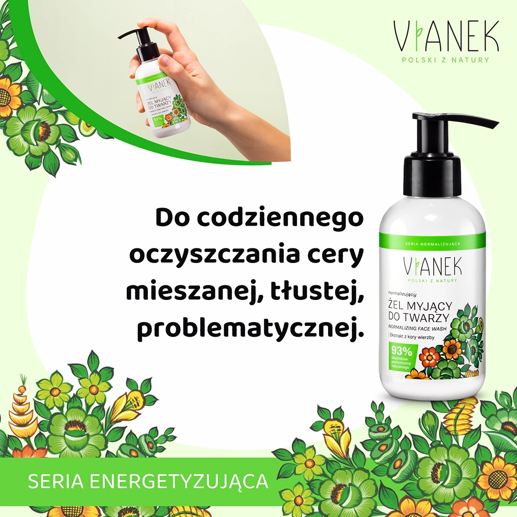 Vianek Classico Gel Detergente Viso 150 ml Pelle Grassa