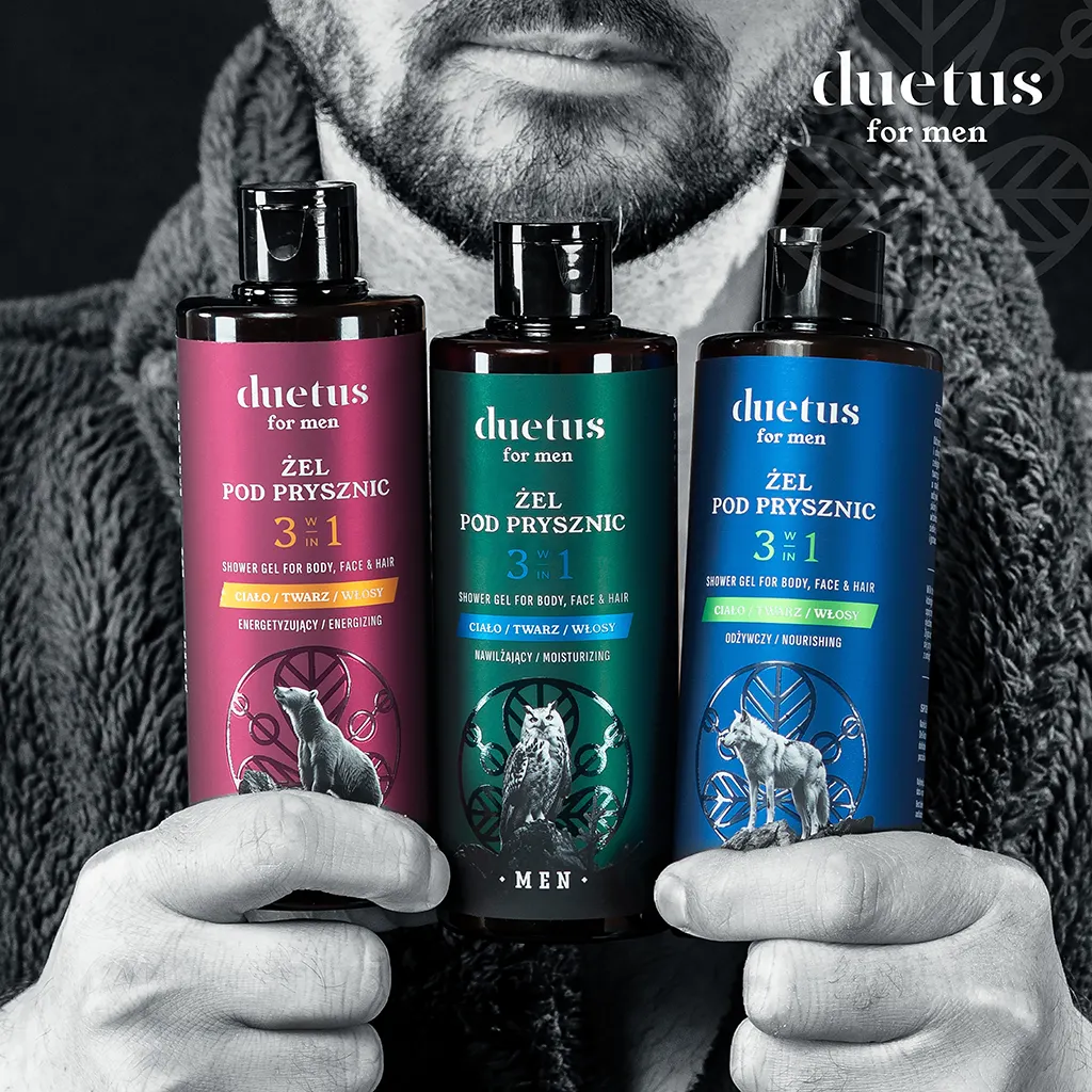 Duetus For Men Gel Doccia 3in1 Nutriente Uomo