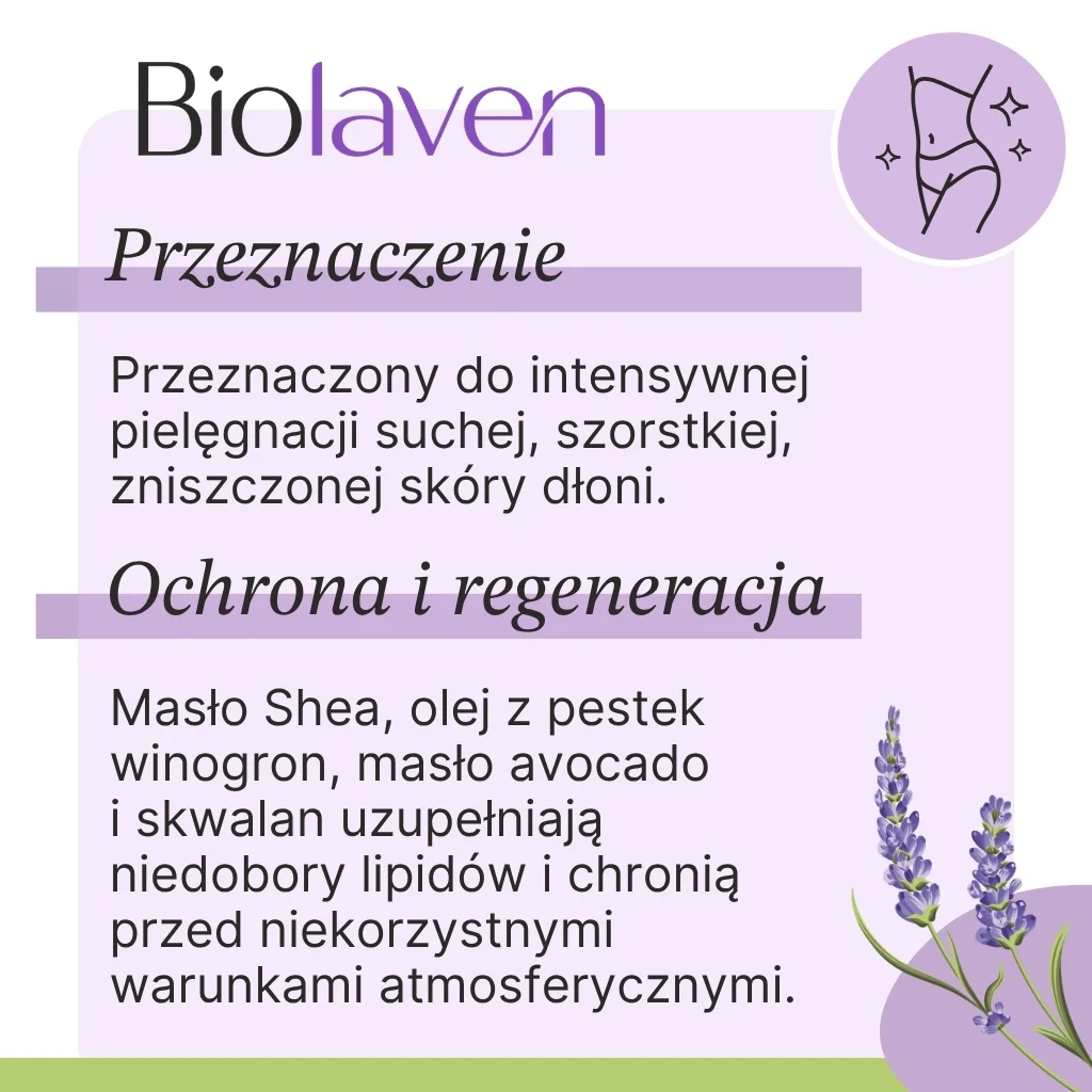 Biolaven Crema Mani 75 ml Nutriente Karité e Lavanda