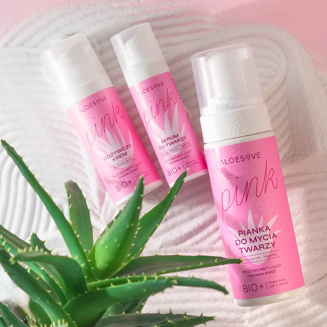 Vianek Aloesove Pink Schiuma Viso Delicata Idratante