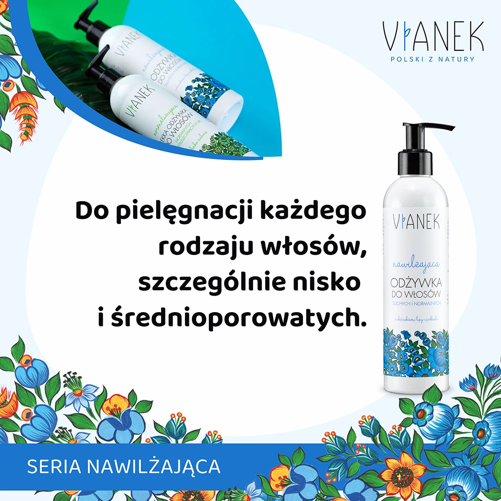 Vianek Classico Balsamo Capelli Idratante 300 ml Anticrespo