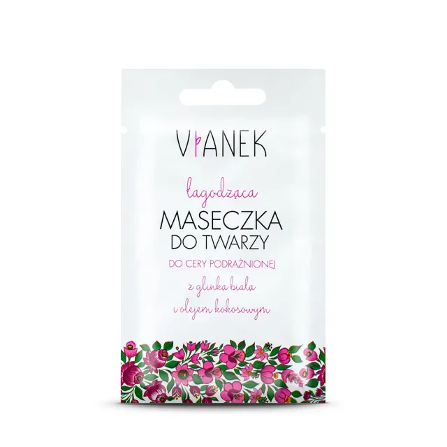 Vianek Classico maschera viso lenitiva caolino pelli sensibili