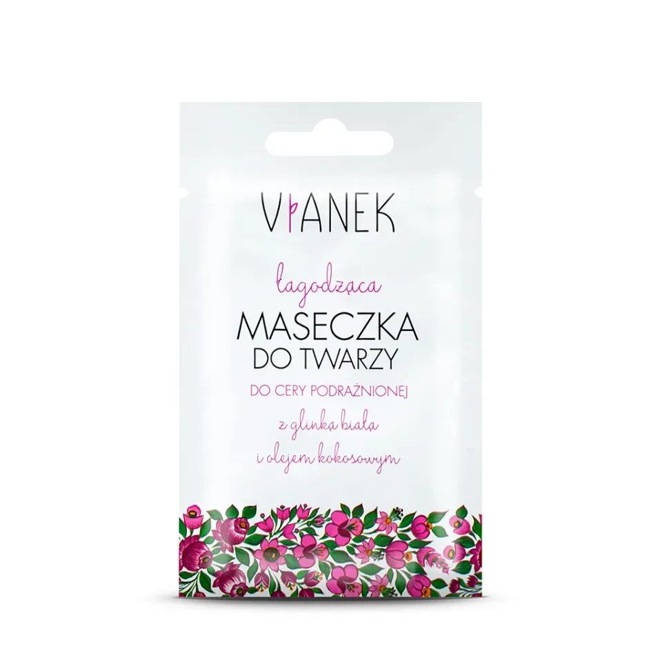 Vianek Classico maschera viso lenitiva caolino pelli sensibili